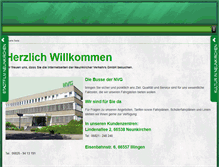 Tablet Screenshot of nvg-neunkirchen.de